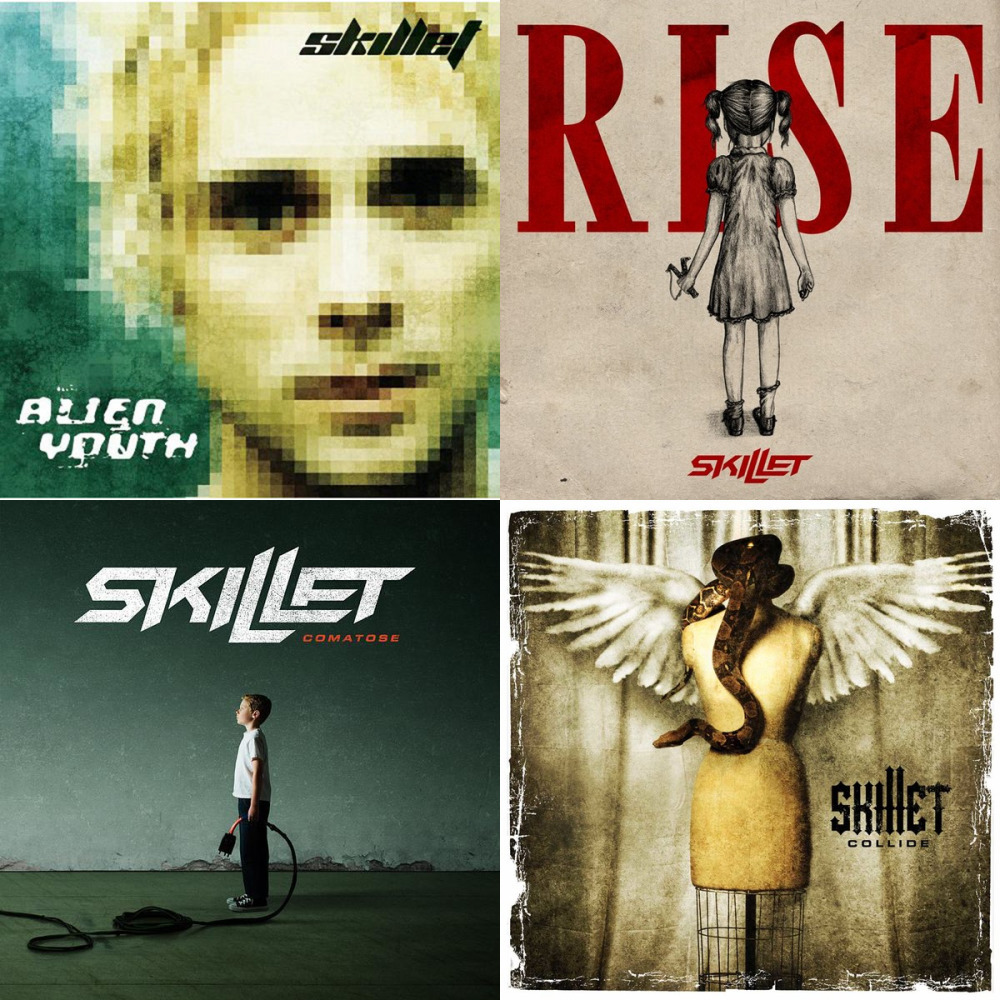 Текста песен skillet. Skillet Rise альбом. Группа Skillet альбомы. Альбом Hero Skillet. Skillet Collide.